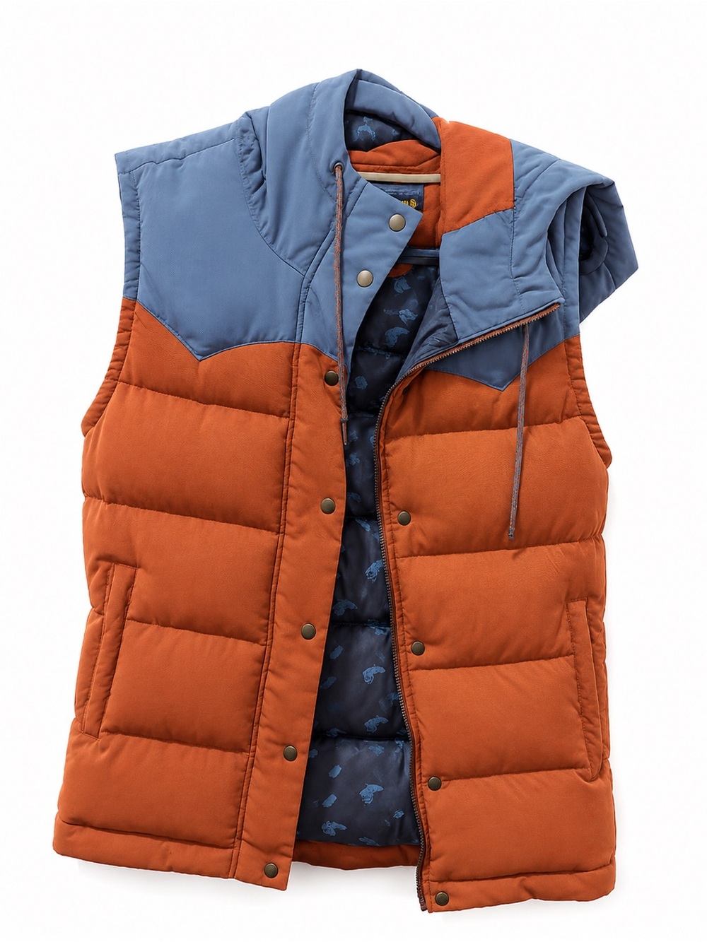 Women’s Drumfire Red & Teal Patagonia Bivy Down Vest XS